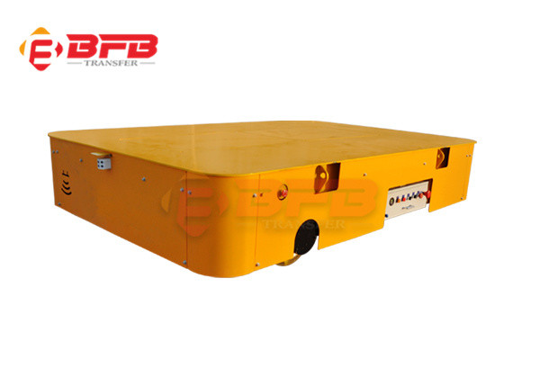 Steerable Tractor Trailer 16T Trackless Transfer Cart Wireless