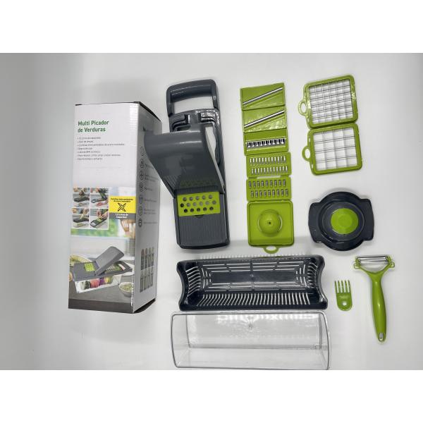 Custom Logo Handheld Vegetable Chopper Slicer Grater for Multifunctional Kitchen Prep