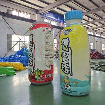 Custom Inflatable Beverage Can and Bottle Advertising Models with Full Color Printing for Brand Promotions Exhibitions Festivals and Retail Displays