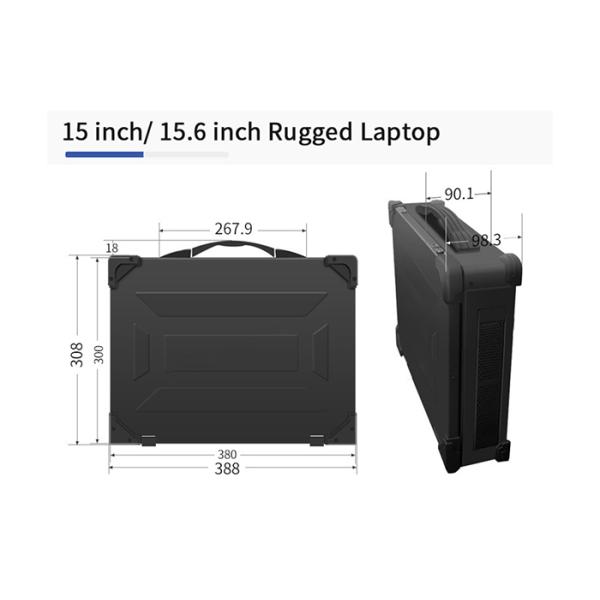 Workstation 350nits 15.6" 17.3" Industrial Touch Panel PC 1024x768