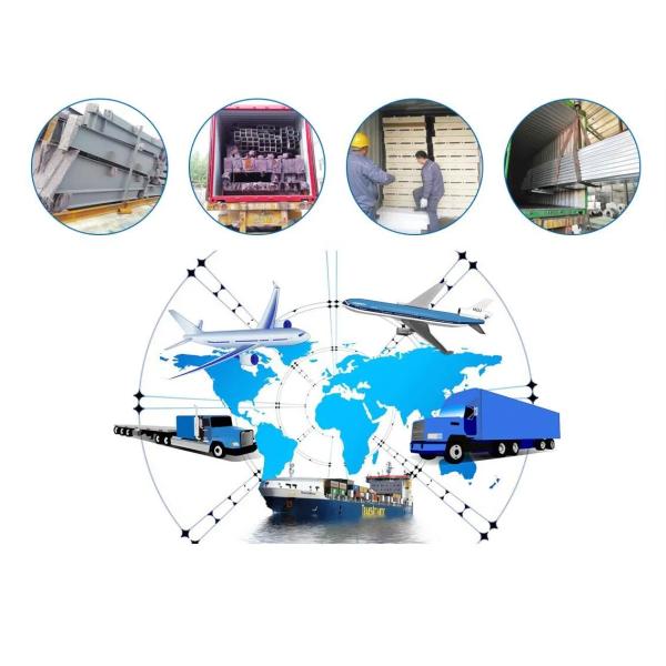 Safe And Stable Prefabricated Steel Structure Supermarket Store
