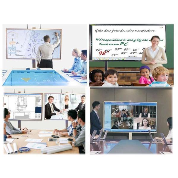 6ms Response 4k Multi Touch Whiteboard 65inch 98inch