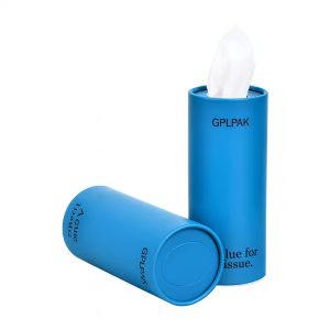 Custom Design Printing Recycled Cylinder Tube Packaging Tissue Paper Box