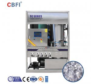 China CBFI Ice Tube Machine Stainless Steel Evaporator Touch Screen Controller on sale