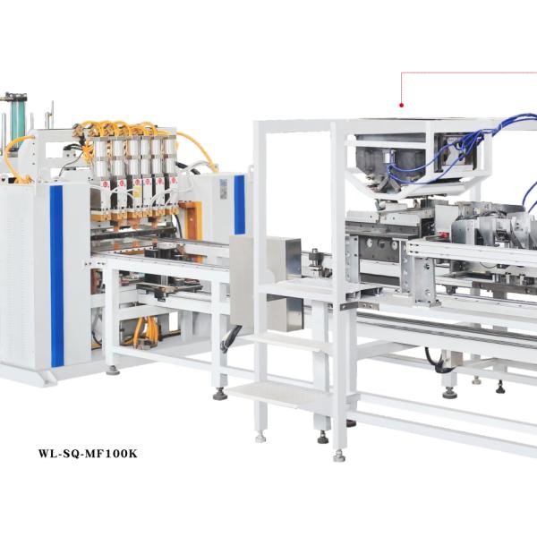CNC Spot Welding Machine , Oven Rack Grid Wire Mesh Automatic DC Welder