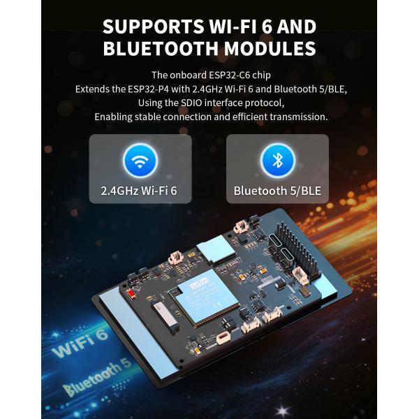 4.3 Inch ESP32 Display Module with 16.7M Color Display and Operating Temperature -20℃~70℃