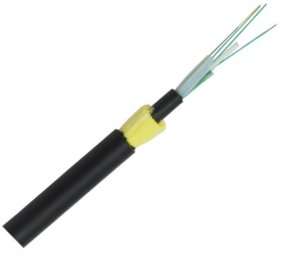 Large Span ADSS Bulk Fiber Optic Cable 2-72 Cores Non Metallic Stranded Looose Tube