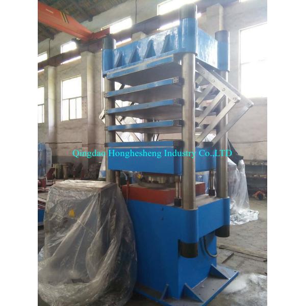 EVA Foam Rubber Sheets Vulcanizing Press EVA Mat Foaming Machine 4 Working Layers