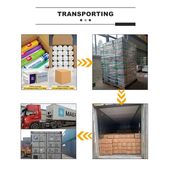 Neutral Curing Translucent Structural Silicon Sealant Adhesives for Construction MH563 Silicona Sealant Mixture of Neutral