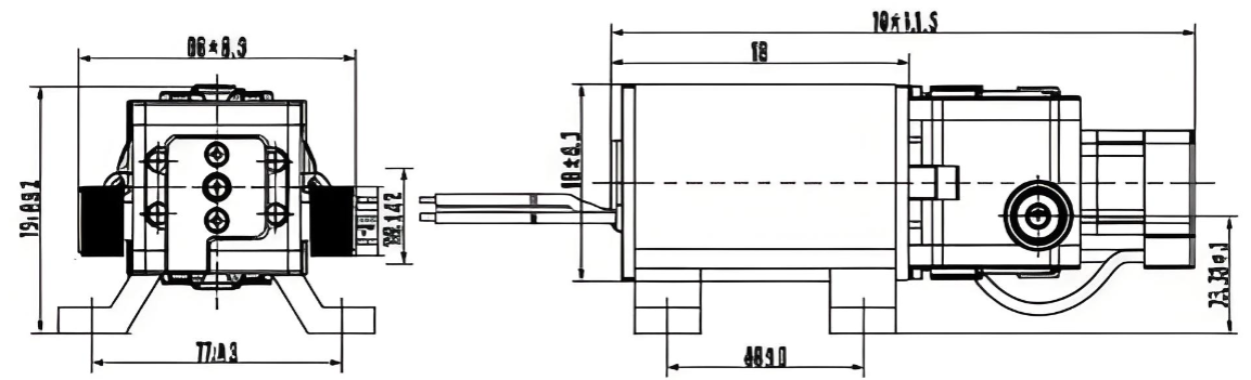 Motor pump