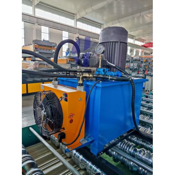 980 Model Glazed Tile Roll Forming Machine with 16 Roll Forming Stations and PLC Control System for Roof Tiles
