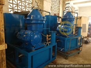 China Tailored 6000L/H Disc Centrifugal Oil Purifier Auto Operation on sale