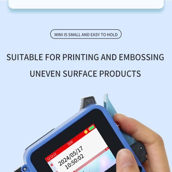 Type-C Charge Port Mini Thermal Inkjet Coding Machine for Paper Wood Plastic Metal Glass