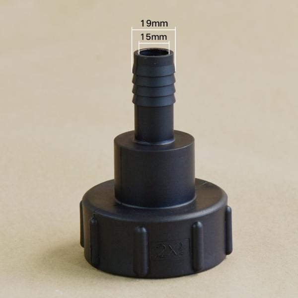 ODM Round Head Plastic Valve Accessories IBC Fitting Coarse Thread Adapter Connector