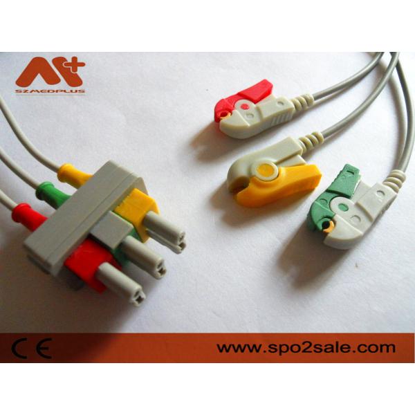 Philips Compatible 3 Lead Clip ECG Leadwire - M1613A