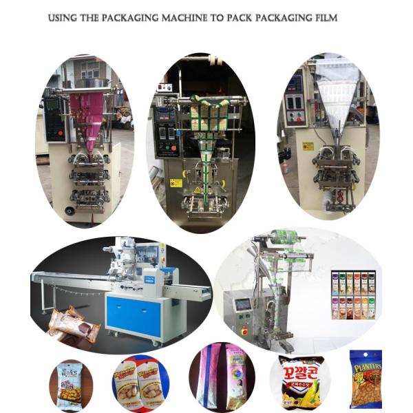Custom Logo Plastic Packaging Wrap Roll Transparent Laminating For Tissue / Food