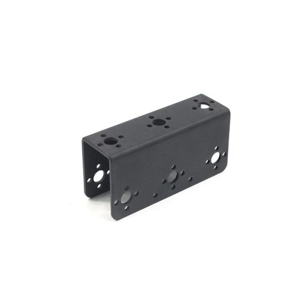 U Beam Robot Servo Motor Mounting Bracket 2mm Hard Aluminum Plate