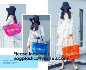 Quality Designer Bag,Lady Fancy Bag,Wholesale PVC Beach Bag,Women Summer Beach Bag Vinyl PVC Tote Handbags Shoulder bags for sale