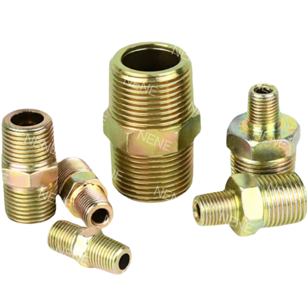 Hydraulic Union Pipe Fitting 1/2 Inch Hydraulic Adapter Engineered Flat Mouth Union Joint