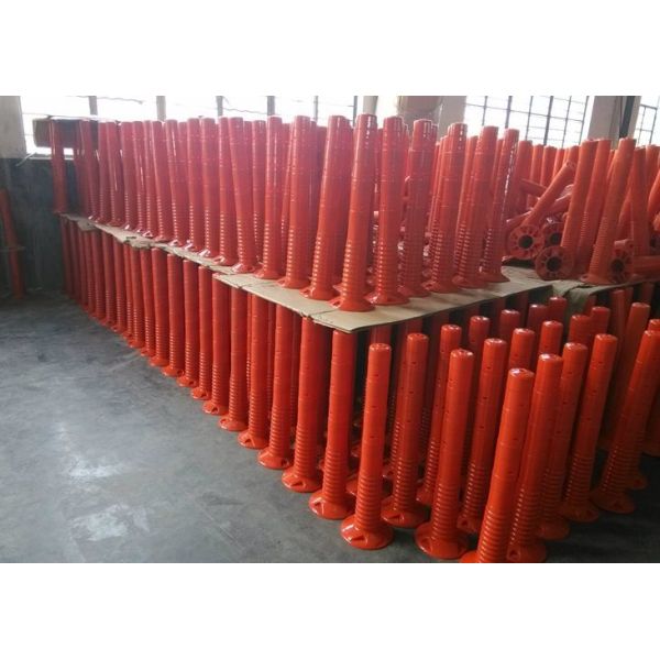 Flexible Bollard Safety Warning Post with 8cm Post Diameter 20cm Base Diameter and 1300g Weight
