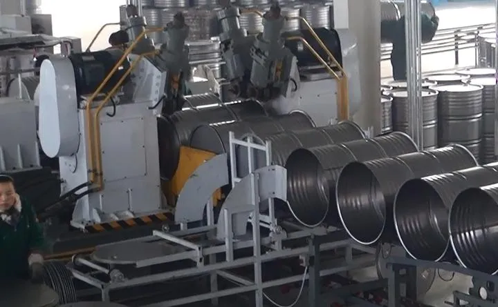 210L steel drum welding palletizing robot automatic loading and unloading welding equipment production line