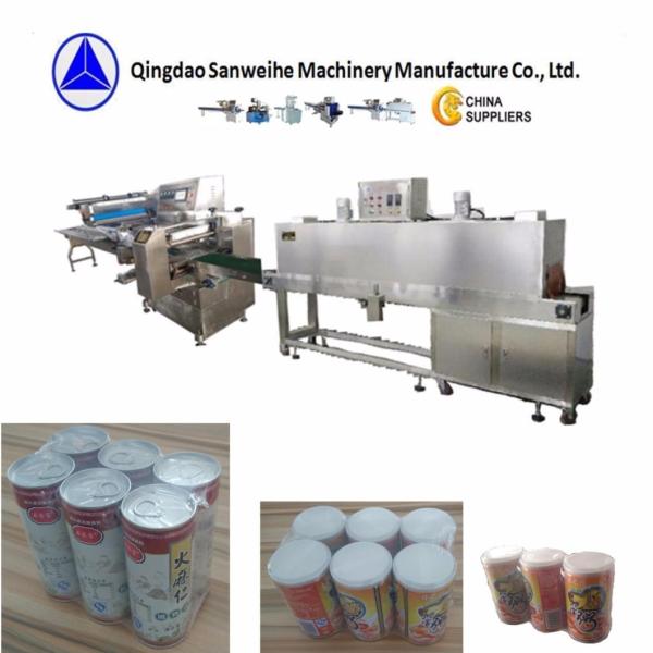 SWSL-590 SWD-2000 Shrink Wrapping Machine Cans Full Sealing Type Shrink Wrapping