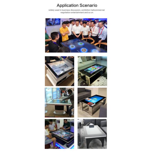 Touch Table Wifi Android System LCD Table Kiosk Interactive Multi Top Coffee Smart Touch Screen Table For Kids Game Info