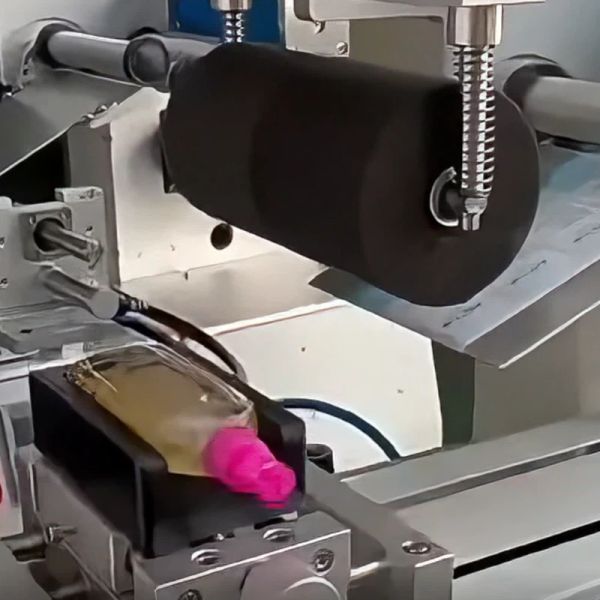 500W Semi Automatic Labeling Machine High Precision Flat Surface Labeling Machine