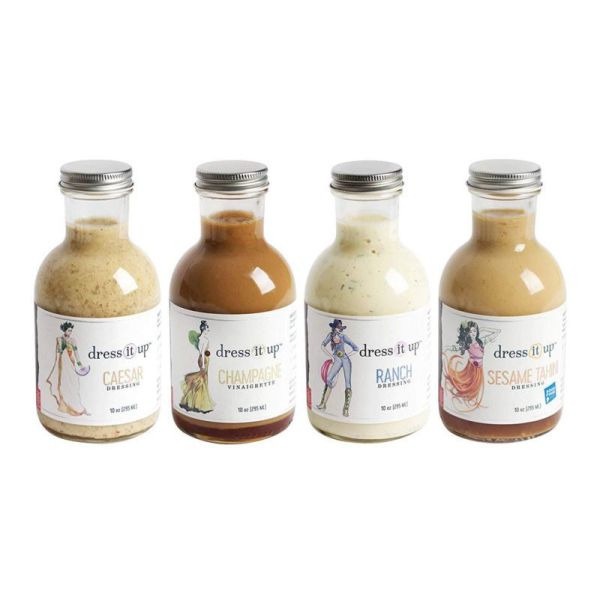 Self Adhesive Bottle Sticker Labels Salad Sauce Bottle Label Printing Customized