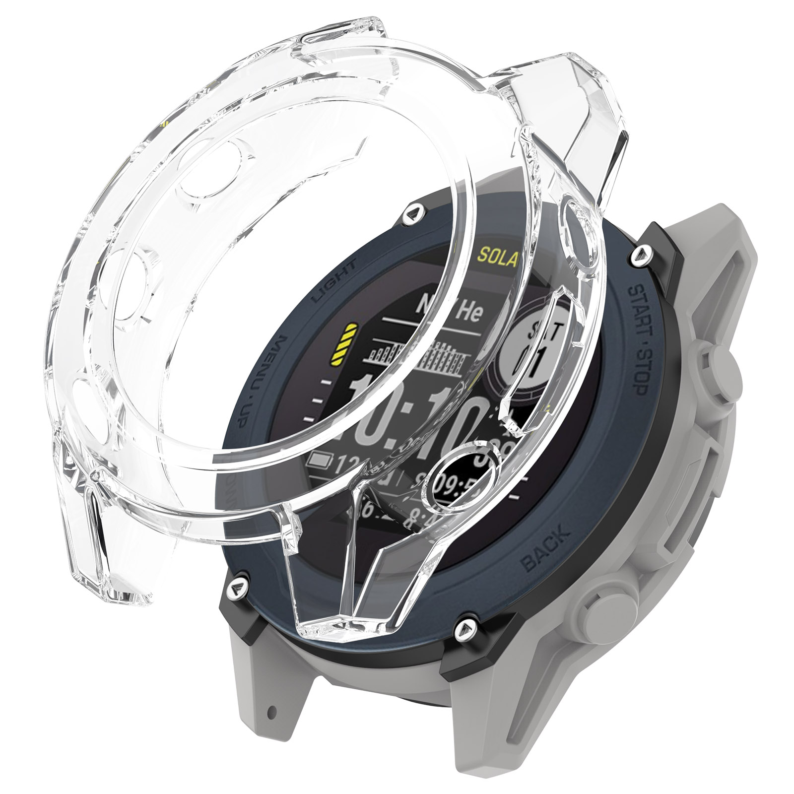 Eraysun TPU Case for Garmin Descent G2 Hollow Protector Shell Coverage for Garmin Descent G1/ Solar/Letel Watch Protection Cover