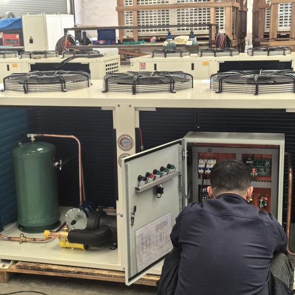 Semi Hermetic Compressor Condensing Unit / Cold Room Refrigeration Units OEM