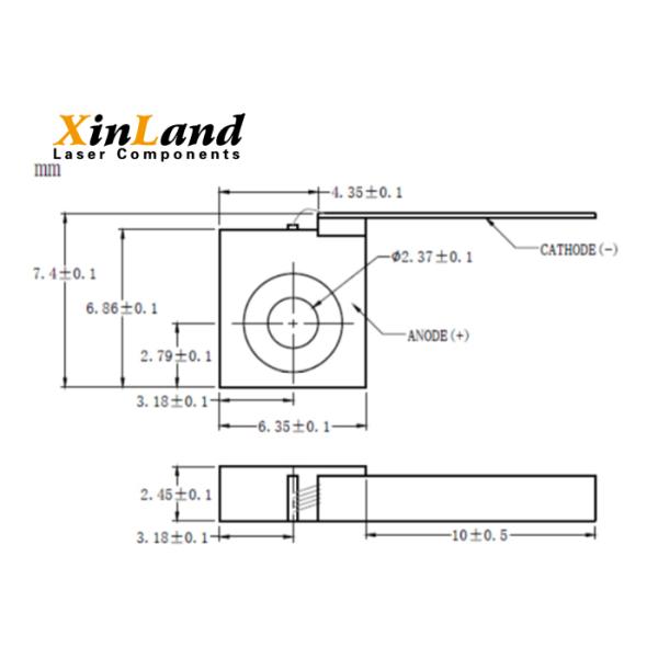 808nm 10W C Mount Mini Laser Diode FAC Optional