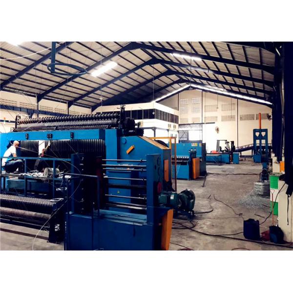 PLC Control Stone Gabion Mesh Machine Power Saving Wear Resistance