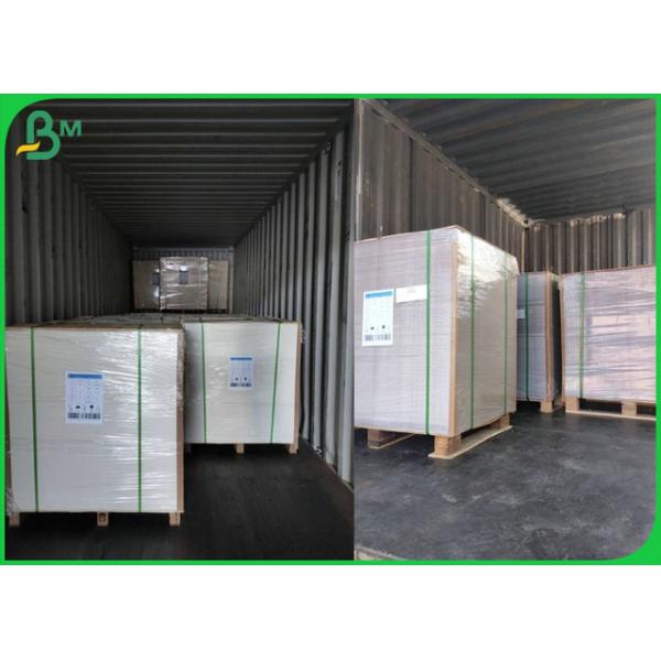 100% Virgin Pulp Smooth Surface 1MM 2MM Thick Solid Bleached Sulfate For Hybrid Package