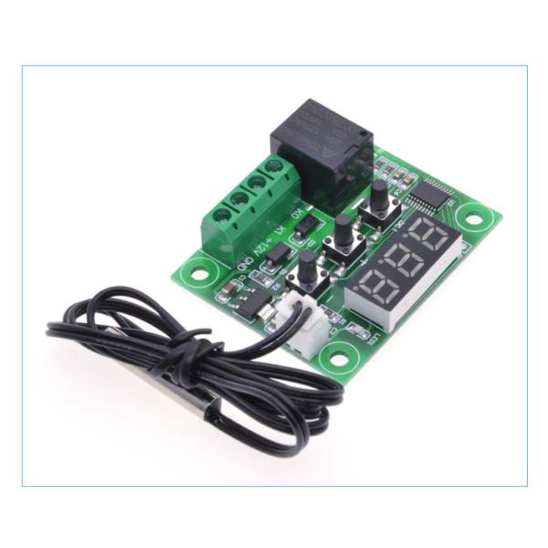 W1209 LED Digital Thermostat Temperature Control Thermometer Thermo Controller Switch Module DC 12V Waterproof NTC Senso