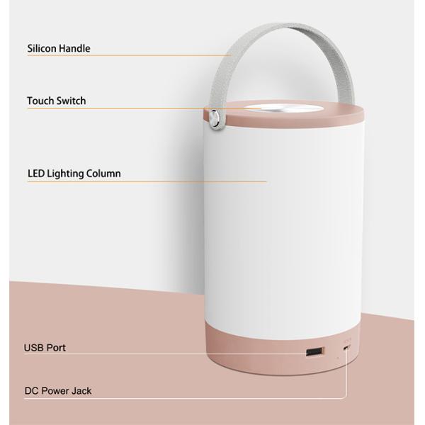 Touch Sensor Stepless Dimming Led Night Light Lamp With 360 Degree Uniform Lighting