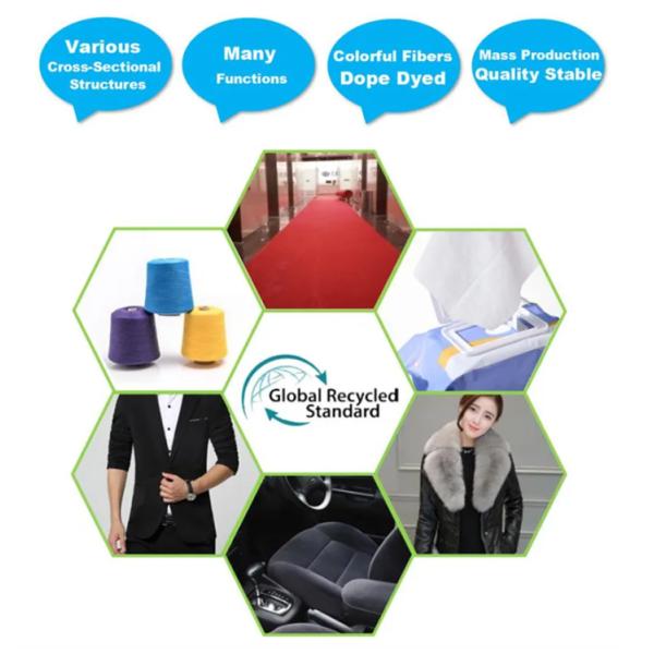 High Strength Superior Performance Dyeable Virgin Fiber 1.5D-20D Eco