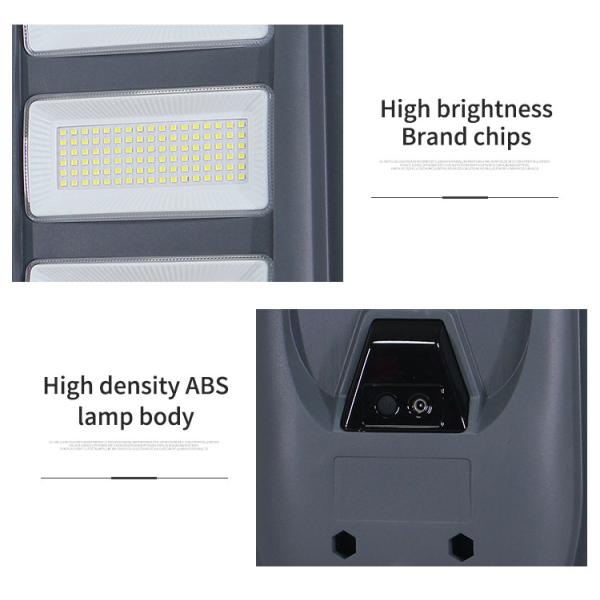 200W Solar Power Human Body Induction High-Brightness Illumination Durability and Protection LED solar streetlight
