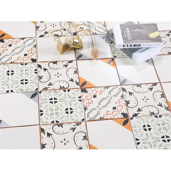 Beige 20x20cm Ceramic Rustic Tile for Indoor Walls