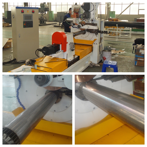 HWJ220 Wedge Wire Screen Welding Machine Slew Ring Bearing 2500 MMM Width
