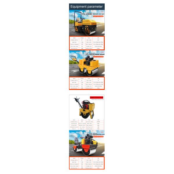 30% Grade Ability Compact Mini Compactor Road Roller Machine for Asphalt Paving
