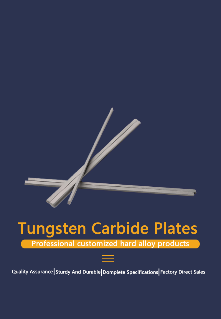 Customized Tungsten Carbide Bars and Strips for Mining Industry Drilling Tools and Rock Drilling Applications