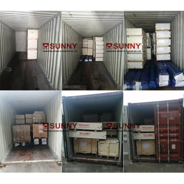 320 - 400kg VVVF Drive Technology Ventilated Home Elevators With Protective Net