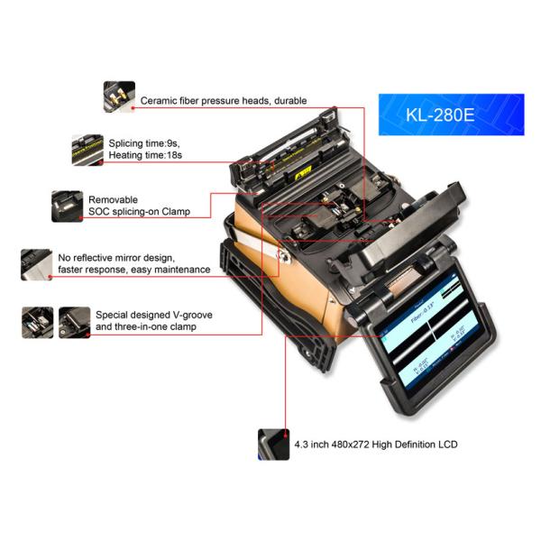 ISO9001 KL-280E Fusion Splicer Machine