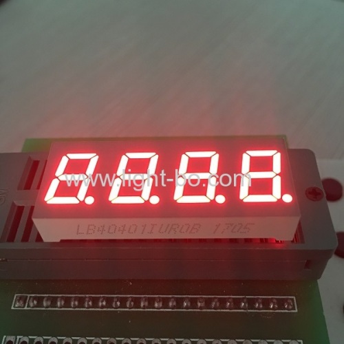 Four Digit 7 segment Numeric LED Display 0.4 inch pure green for temperature control