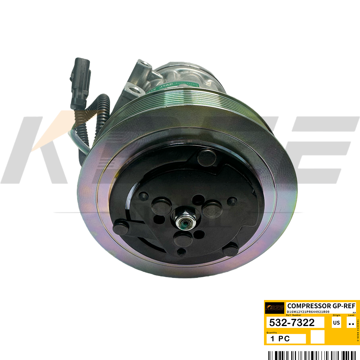 KBZE 532-7322 5327322 AC COMPRESSOR FITS CAT E336E E340 E349E E374F E390 EXCAVATOR