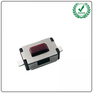 Quality Tact Switch 3*6*2.5/2.7/5.0H 2 Pins SMD Red Button Touch Switch for sale
