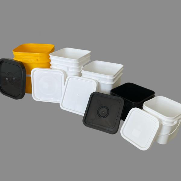 Competitive White Round Plastic Bucket with 2.0mm Thickness and Free Sample Included