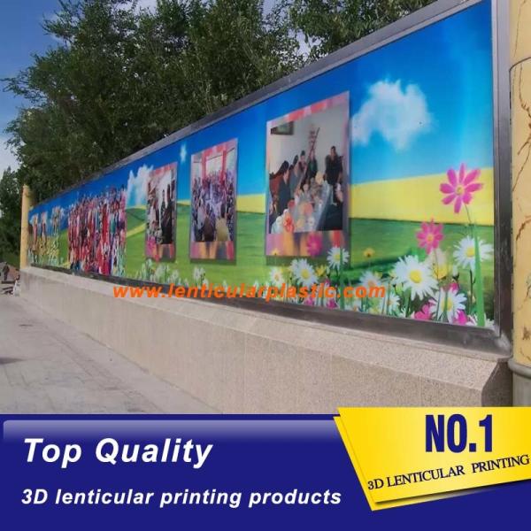 large size lenticular poster indoor 3d lenticular effect image flip lenticular printing picture for advertisement