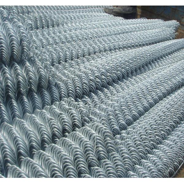 Galvanized Chain Link Fence With 3 - 5mm Wire Diameter For Baseball Field